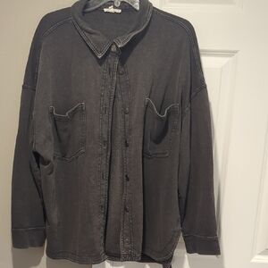 Maurices Black Jean Jacket